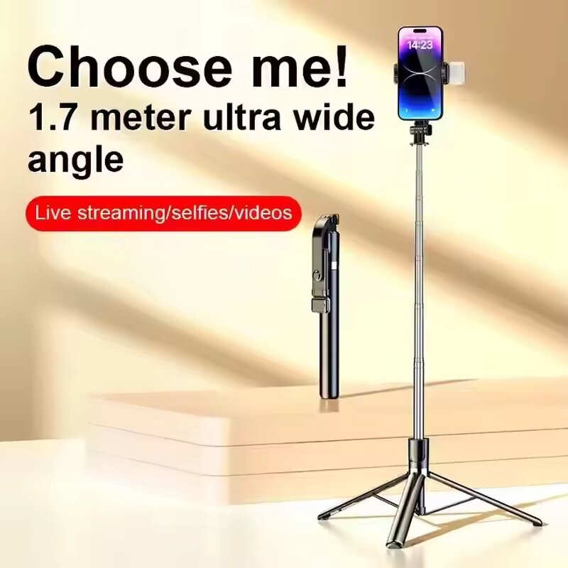 Selfie Stick - Manufacturer R1-L Foldable Wireless Remote ABS Stainless Steel Smartphone