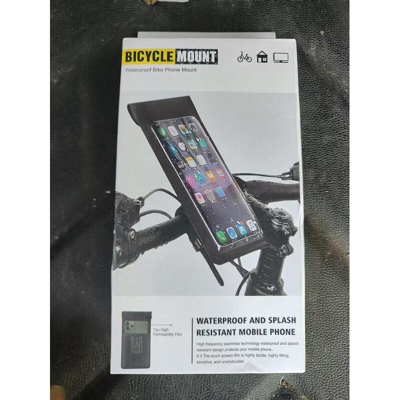 Bicycle Bag - Manufacturer TPU Touch Screen Waterproof Swivel Phone Holder Cycling Rear