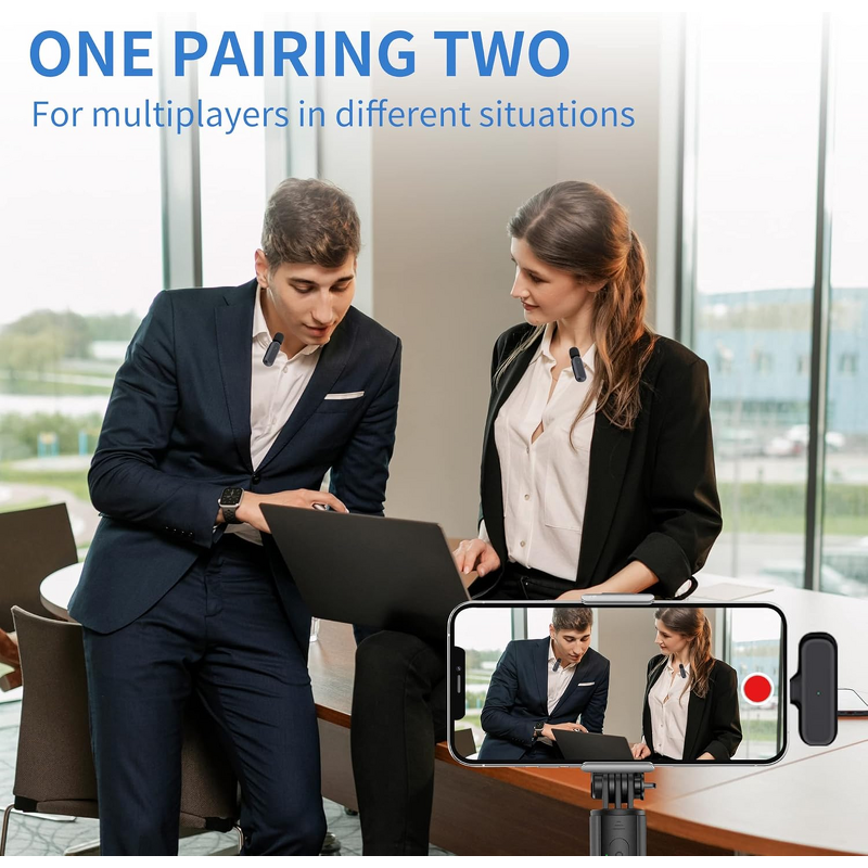 Lavalier Mic - Manufacturer Professional iPhone iPad Android Type C Charging Case Noise Reduction