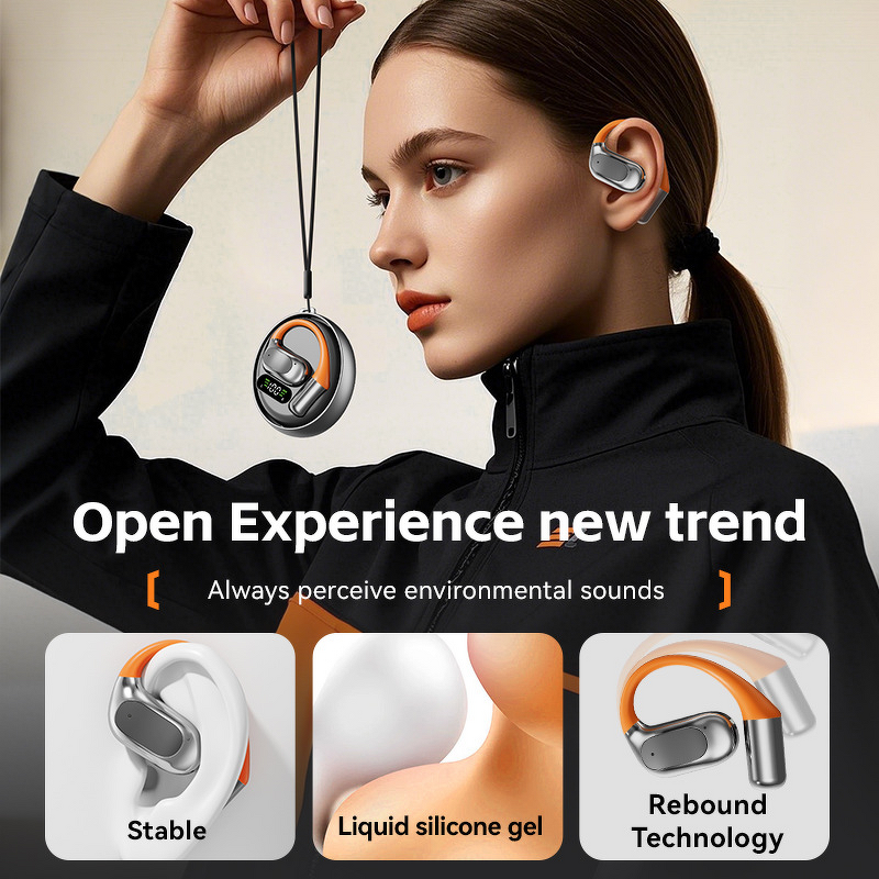 Bone Conduction - Manufacturer M113 Ear-clip 20H Battery IPX4 Waterproof iPhone Music