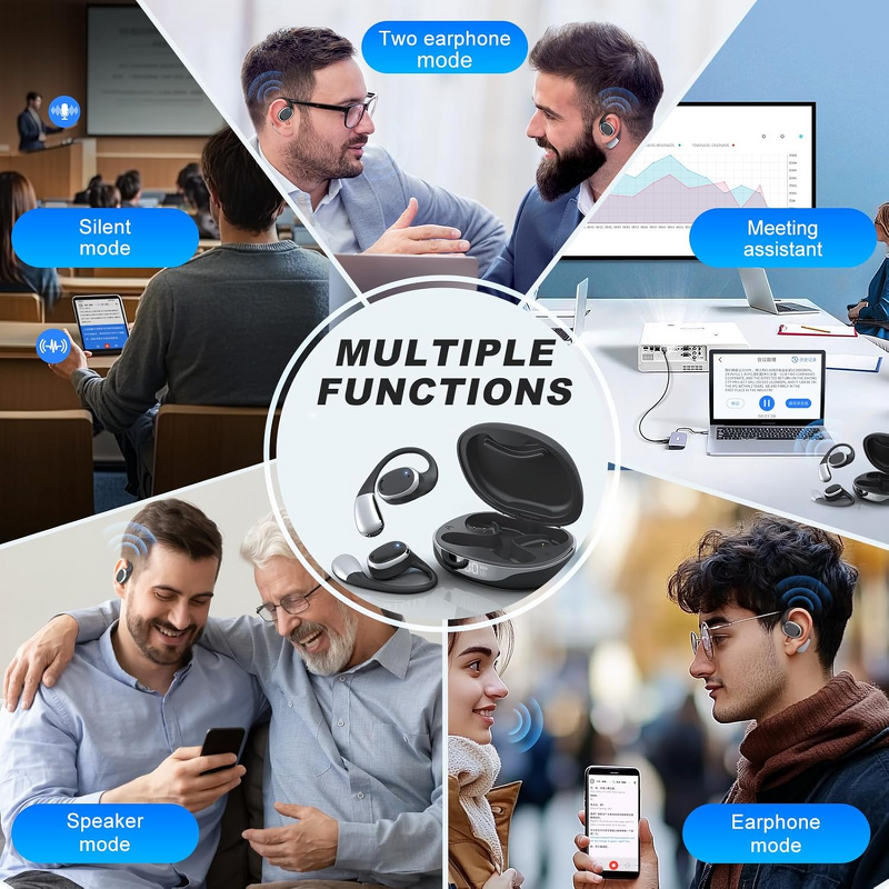 Translation Earbuds - Manufacturer AI 3-in-1 144 Languages No Payment Real Time Business