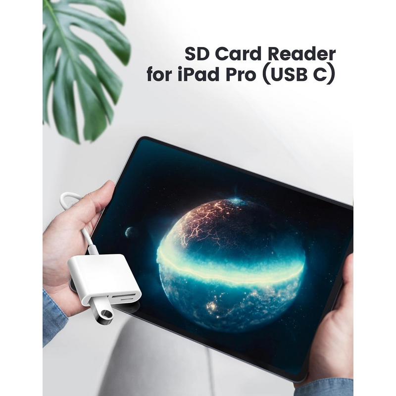 SD Card Reader - Manufacturer USB C Compatible iPhone15/16 iPad Mac Laptop IMac Adapter