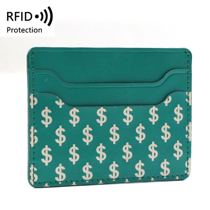 Men's Wallet - Manufacturer 2025 Minimalist PU RFID Custom Logo Coin Purse Money Clip