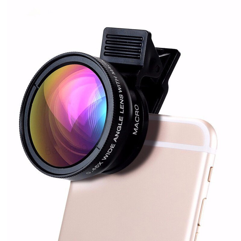 Phone Camera Lens Manufacturer - 0.45X Wide Angle & 15X Macro 2 in 1