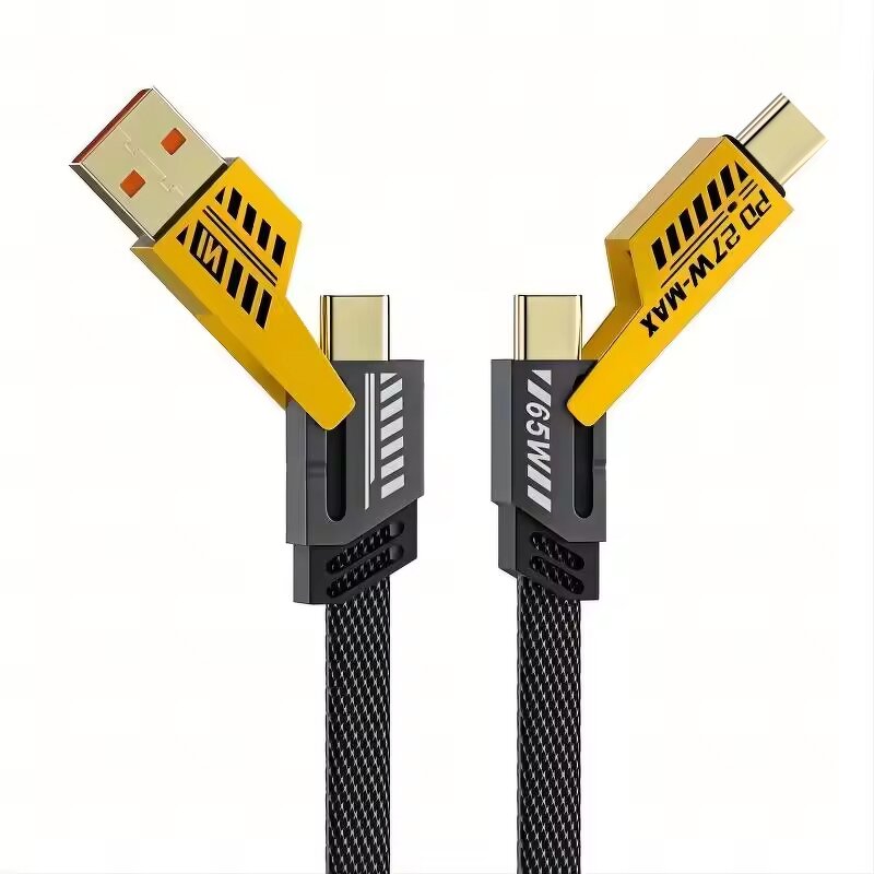 Charging Cable Manufacturer - Nylon Braided PD 27W to 65W 4 in 1