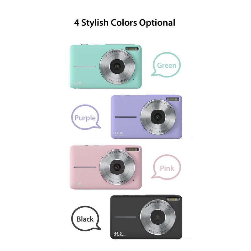 Digital Vlogging Camera Manufacturer - Portable Compact 1080P FHD 44MP