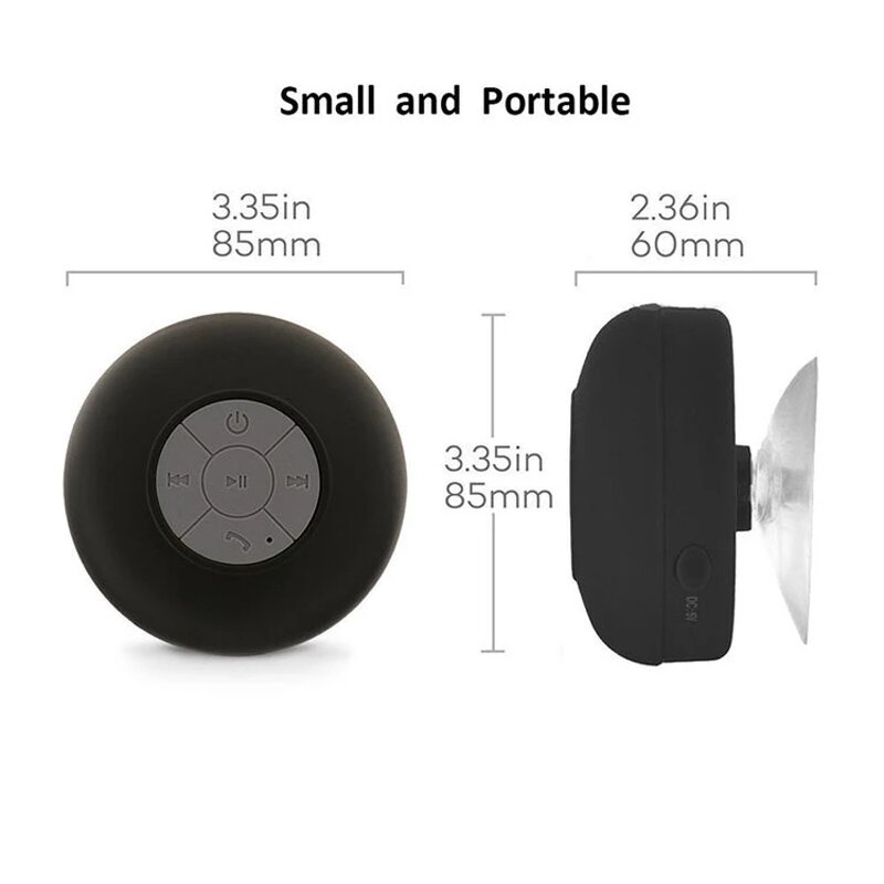 Shower Speaker Manufacturer - Round Outdoor Floating Waterproof with Sucker