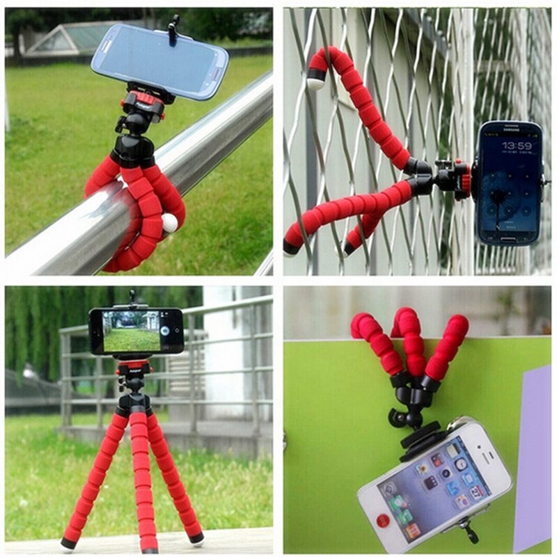 Camera Phone Holder Manufacturer - With Wireless Remote Sponge Octopus