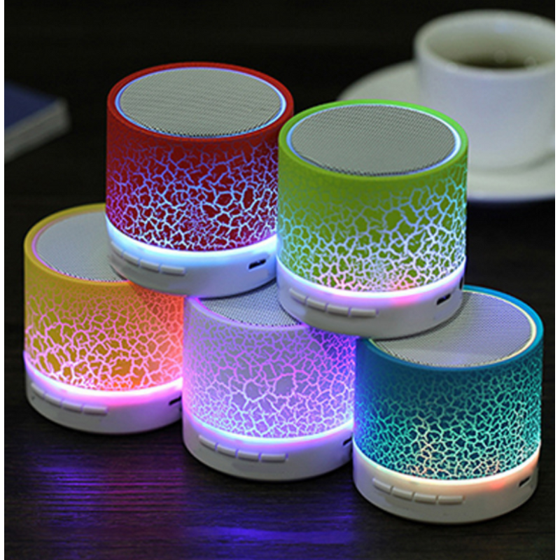 Mini Speakers Manufacturer - A9 LED with TF Card Mic USB Audio