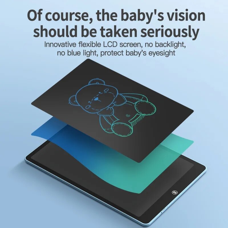 LCD Drawing Board Manufacturer - 8.5/10/12 Inch Multi Color Writing Tablet