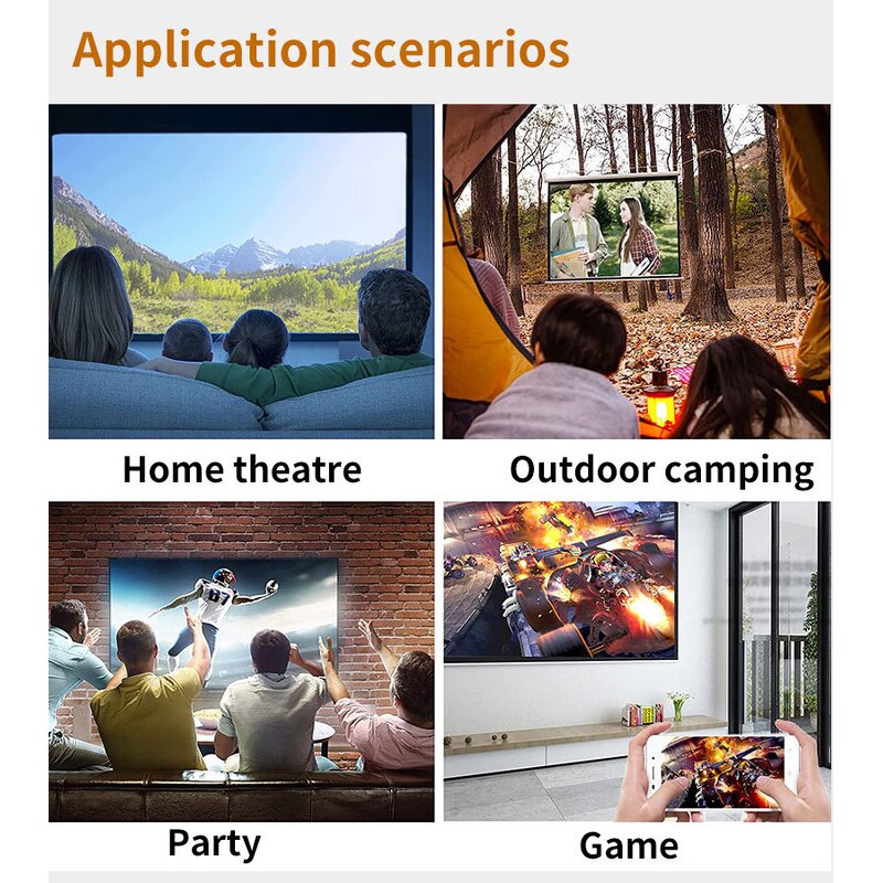 Smart Projector Manufacturer - YG300 New Multimedia Mini Portable Home