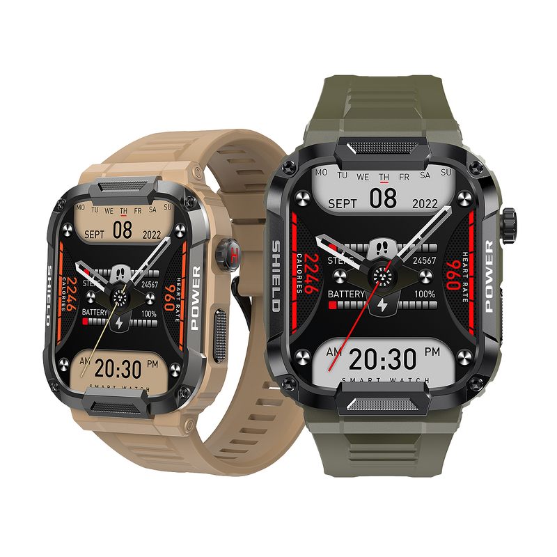 Sports Smartwatch Manufacturer - MK66 Men's with Heart Rate IP67 & OEM