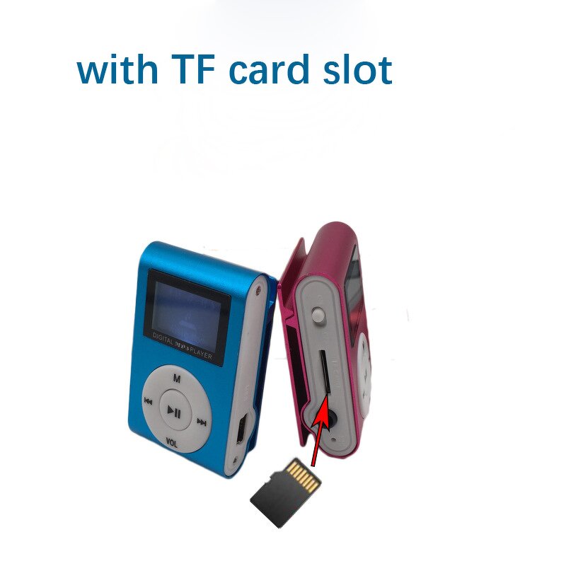 MP3 Player Manufacturer - Mini Metal with Clip TF Card FM Radio