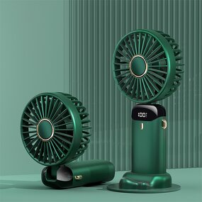 Portable Electric Fan Manufacturer - Mini USB Rechargeable Foldable with LCD