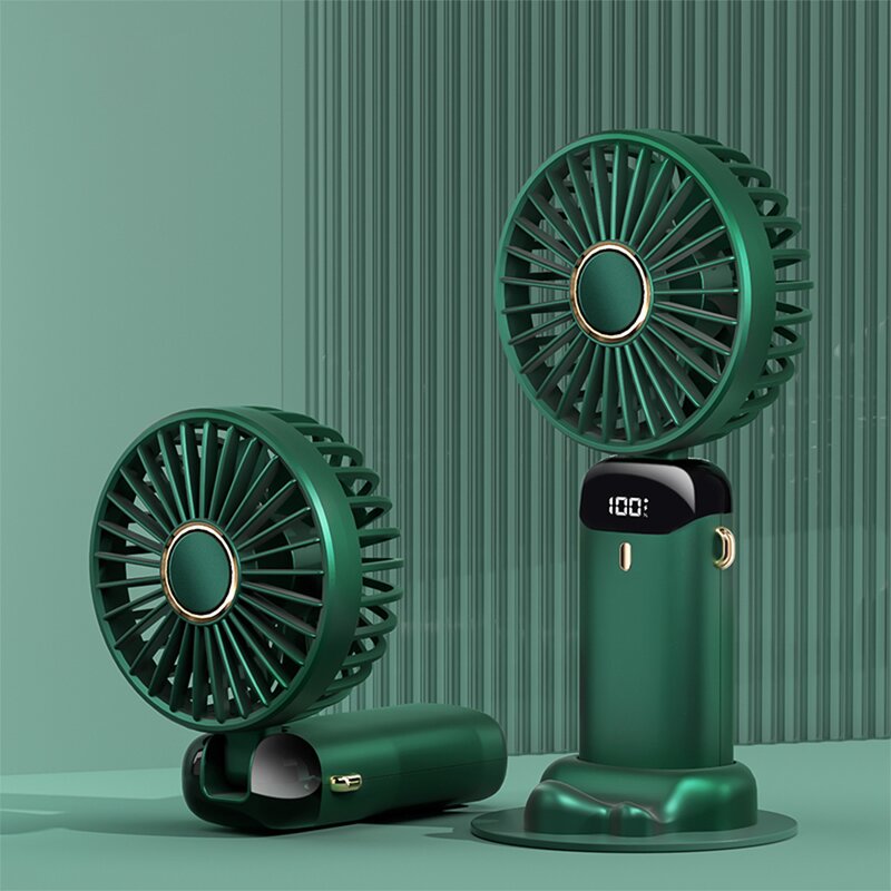 Portable Electric Fan Manufacturer - Mini USB Rechargeable Foldable with LCD