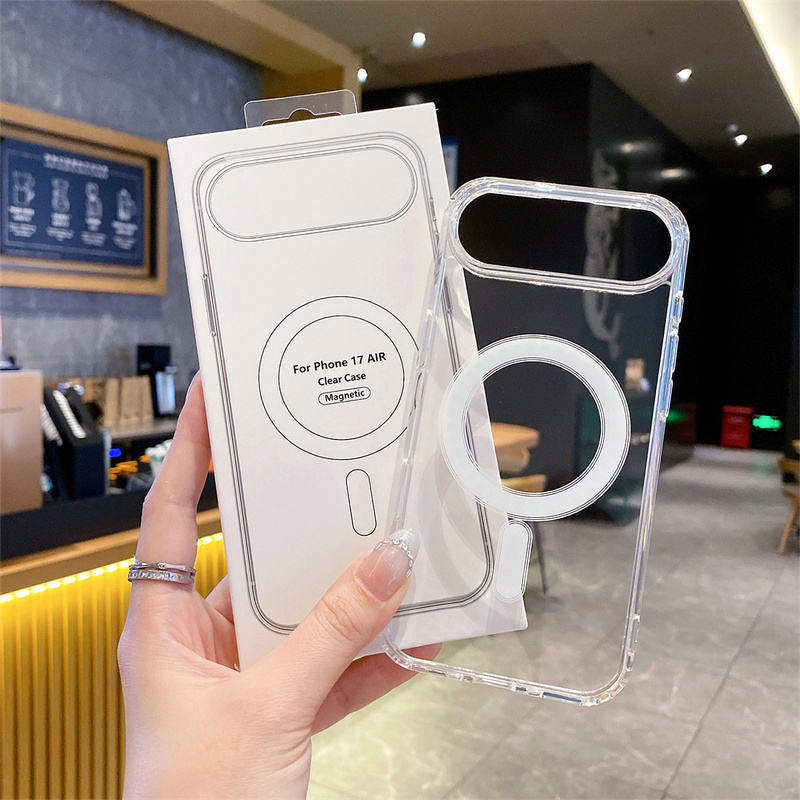 Phone Case Manufacturer - TPU+PC Anti-Yellow Shockproof Clear Magnetic Charging