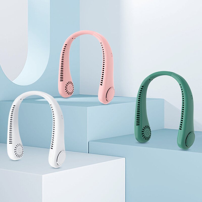 Neck Fan Manufacturer - Portable Bladeless Cooling Power Display USB