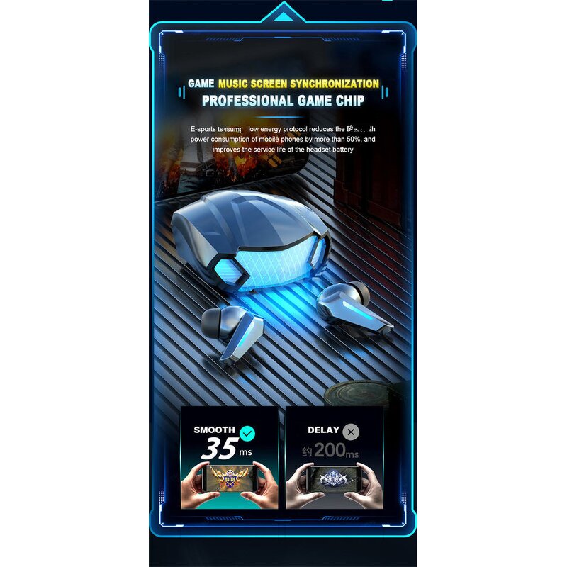 TWS Headphone Manufacturer - M5 with Mic 9D Stereo for Gaming