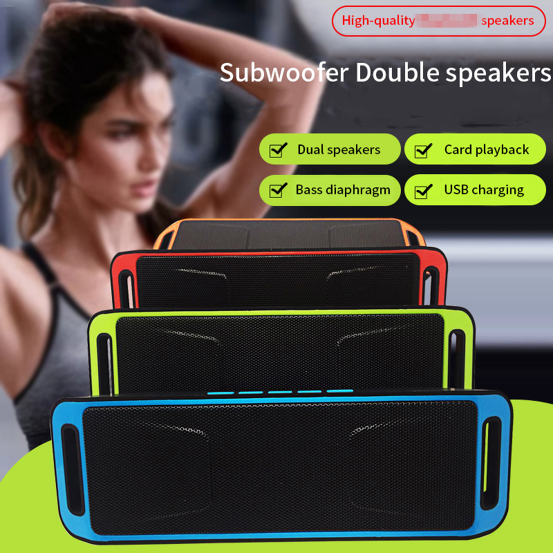 Wireless Speaker Manufacturer - SC208 BT Audio Stereo Subwoofer TF USB FM