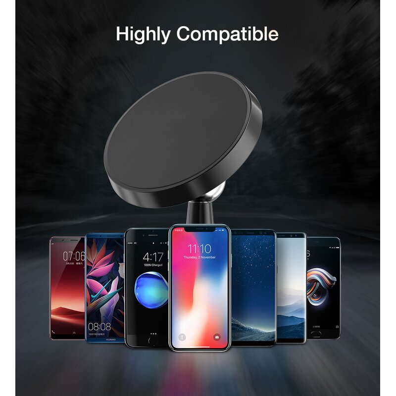 Car Phone Holder Manufacturer - 360 Degree Rotating Magnetic Flexible 3M