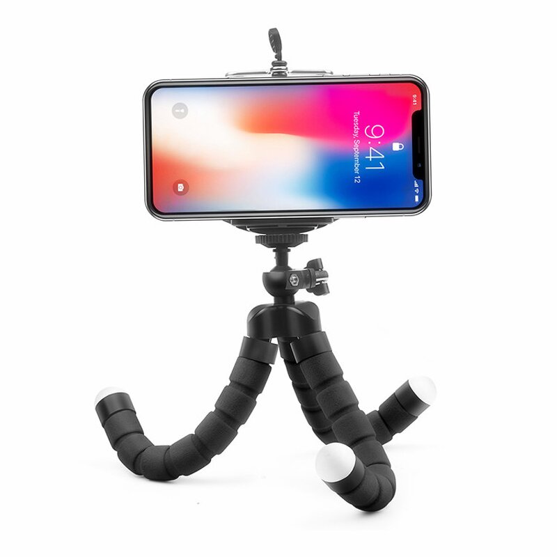 Camera Phone Holder Manufacturer - With Wireless Remote Sponge Octopus