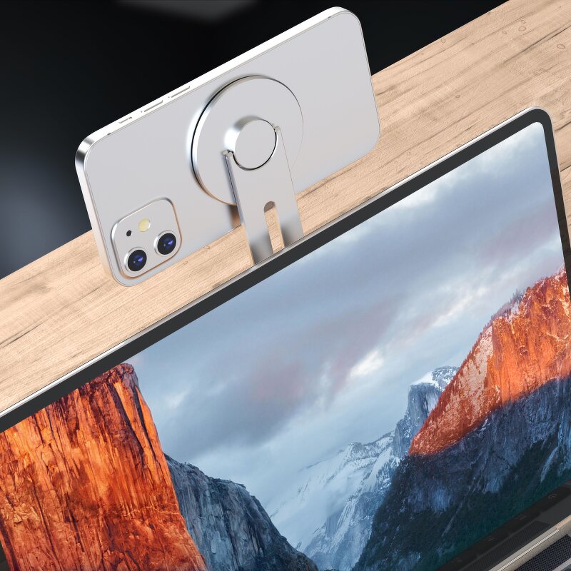 Laptop Phone Holder Manufacturer - Side Mount Magnetic Continuity Camera Mount