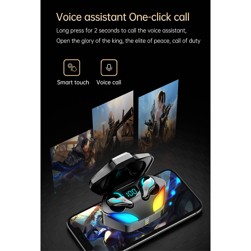 Gaming Earbuds Manufacturer - X1 Waterproof Touch Dual Mode Low Latency