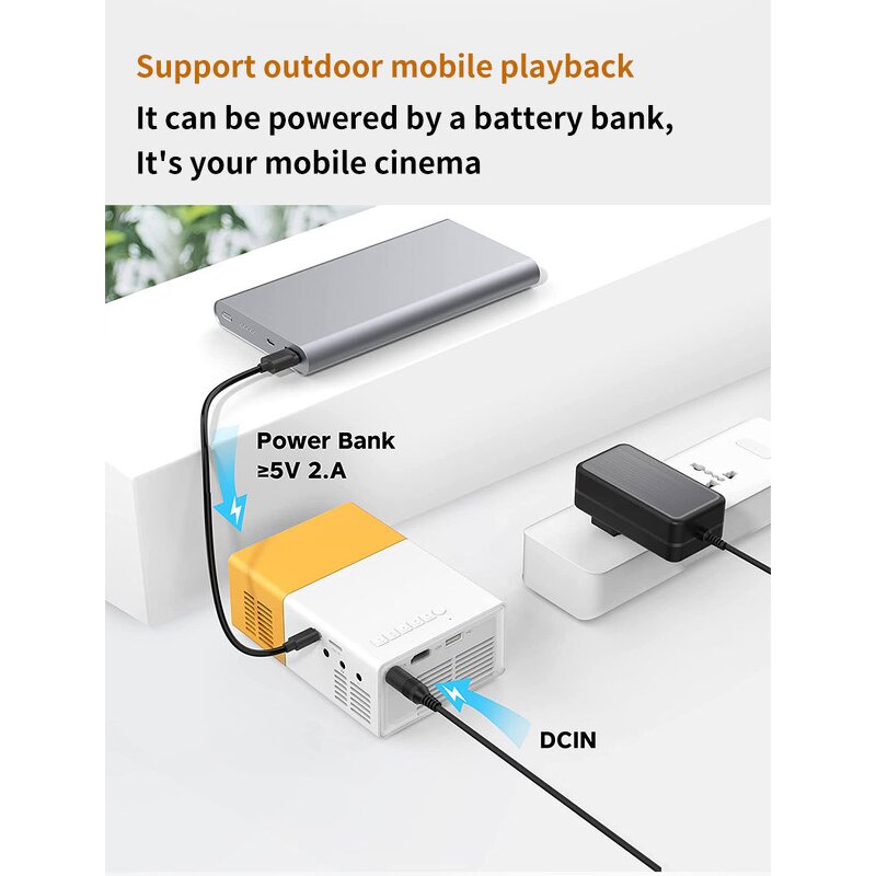 Mini Projector Manufacturer - DLP Portable Android Smart 3D 4K YG300