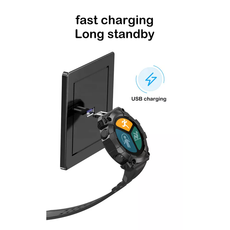 Smart Watch Manufacturer - FD68 Sports Waterproof Big Battery Long Standby