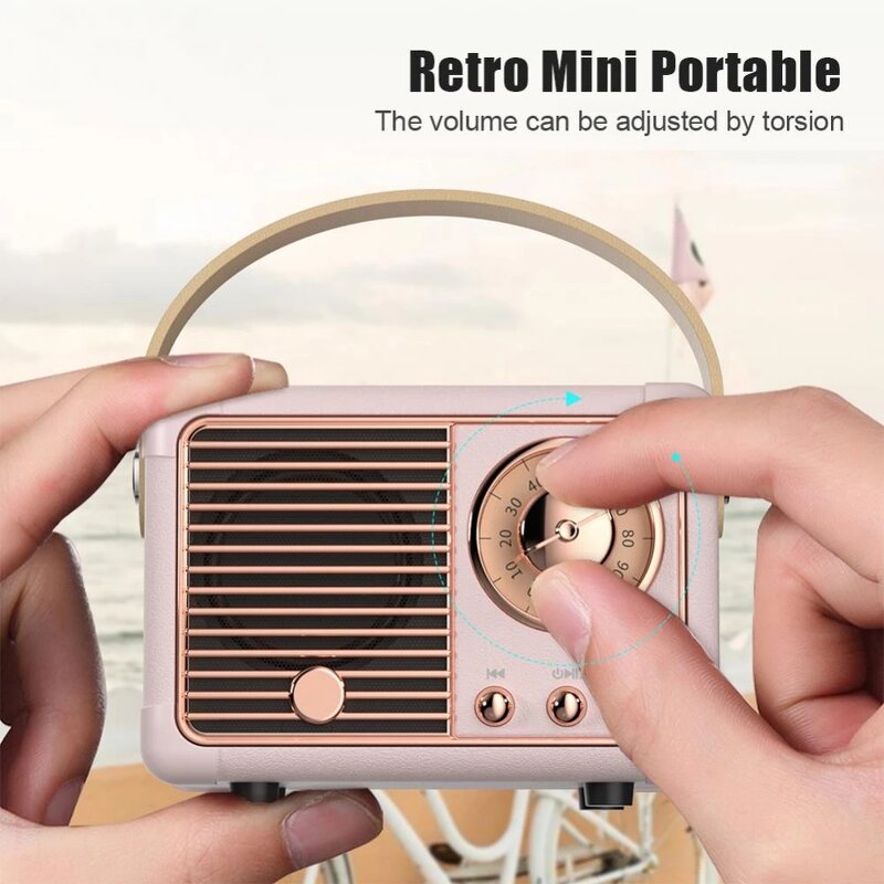 BT Speaker Manufacturer - Outdoor Retro HM11 Mini Portable Waterproof RGB LED