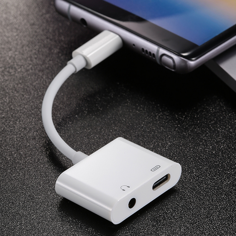 Audio Adapter Cable Manufacturer - 2-in-1 Type-C to 3.5mm Aux