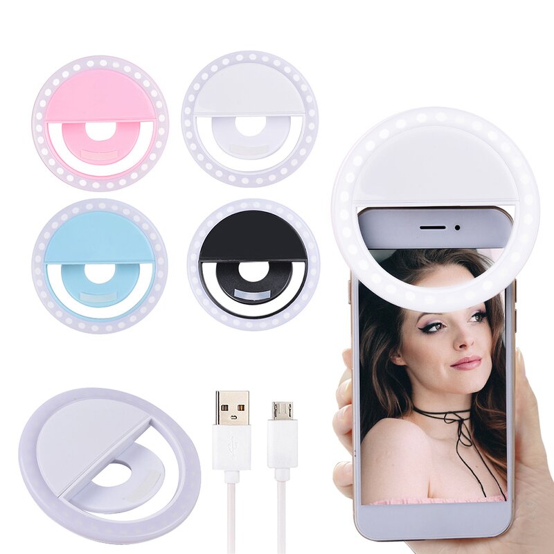 Ring Flash Light Manufacturer - Portable 36 LED Universal Selfie Lamp