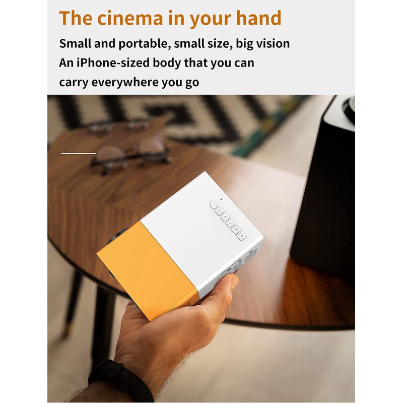 Mini Projector Manufacturer - DLP Portable Android Smart 3D 4K YG300