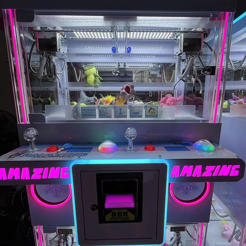 Claw Machine Manufacturer - Four-Person with Dual Joysticks Easy Prize Winning