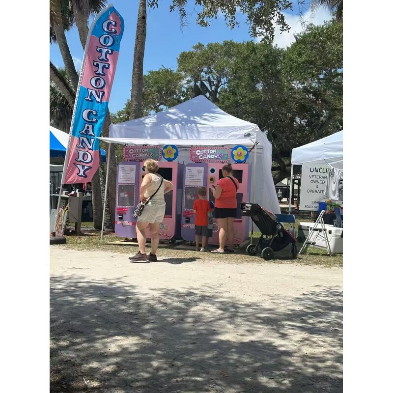 Cotton Candy Machine Manufacturer - Cute Shape Automatic Electric Coin Operated