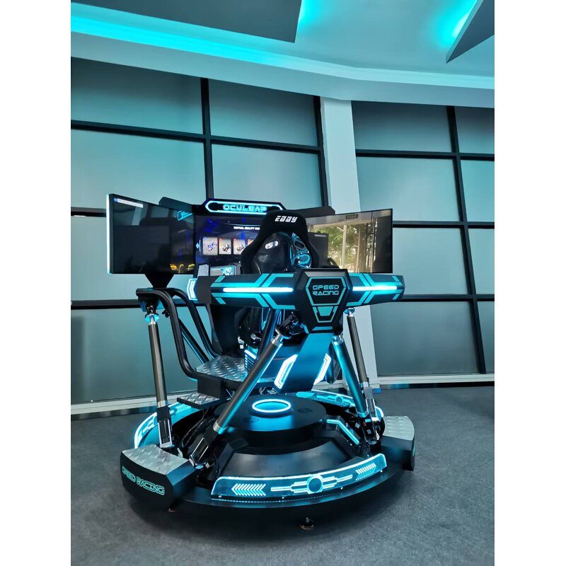 VR Game Machine Manufacturer - 9D Cinema 2-Player 360 Degree Motion Chair