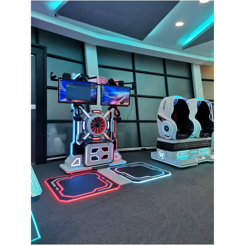 VR Game Machine Manufacturer - 9D Cinema 2-Player 360 Degree Motion Chair