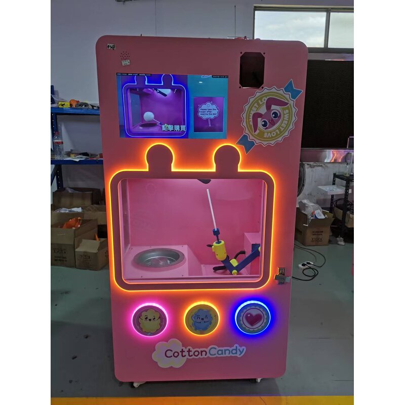 Cotton Candy Machine Manufacturer - Customized Graphic Design Coin Operated