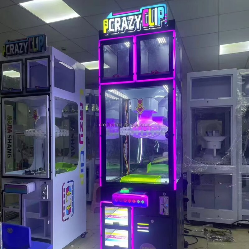 Claw Crane Machine Manufacturer - Coin-Operated with Plush Doll & Blind Box