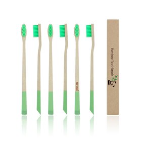 Toothbrush - Manufacturer Trapezoidal Tail Bamboo PBT Bristles Custom Logo Packaging