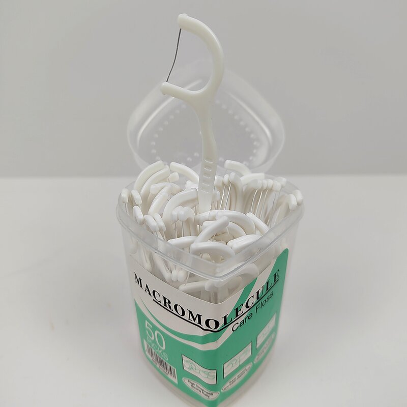 Floss Pick - Manufacturer Bio Eco Natural Silk Bulk Toothpick Flosser Gold Supplier
