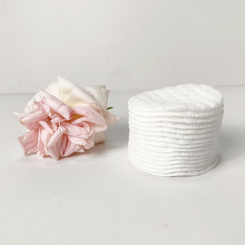 Cotton Pads - Manufacturer 100% Organic Disposable Facial Makeup Remover Face Cleaning