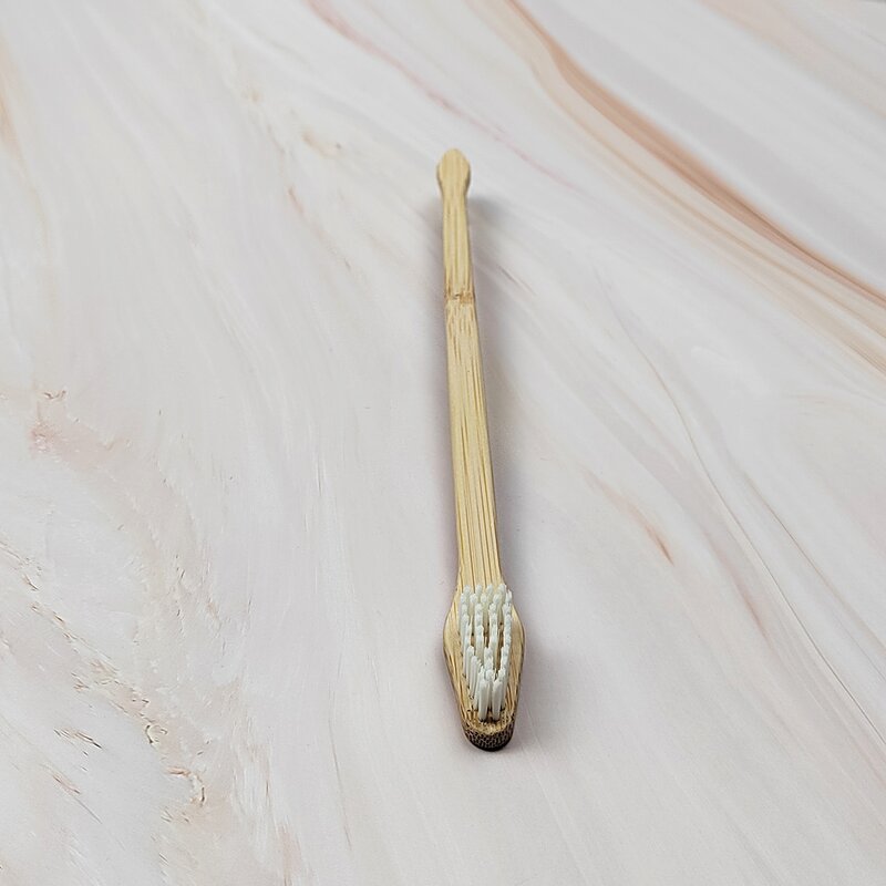 Toothbrush - Manufacturer Dual-Ended Bamboo Pet Small/Large Heads 100% Natural