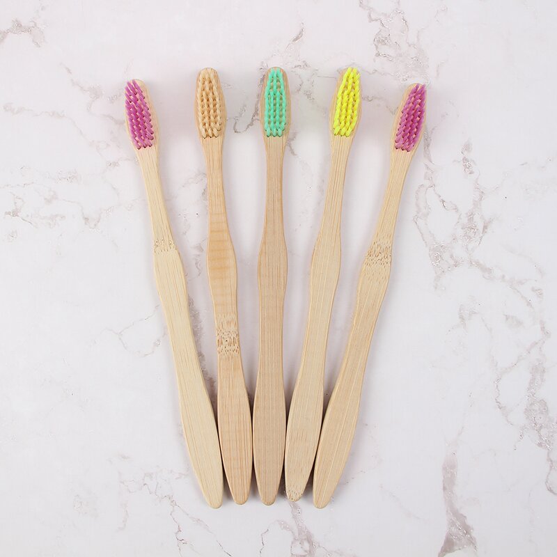 Toothbrush - Manufacturer Eco Adult Whitening Soft Bristle Branded Bamboo Custom Logo