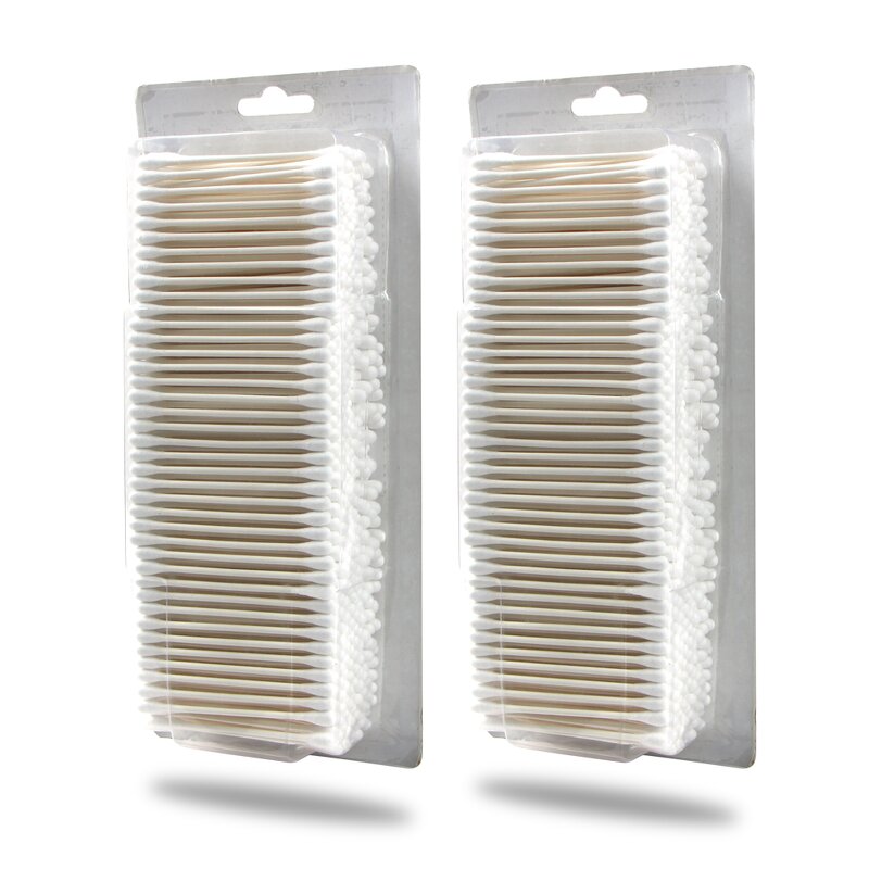 Cotton Swabs - Manufacturer 100% Pure Organic 500Ct Paper Stick Large Pack Cotonete