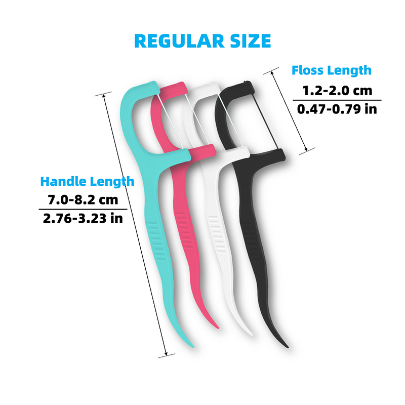 Floss Pick - Manufacturer CE Approval Individual Wrap Mint Flavored Reusable Dental