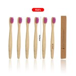 Toothbrush - Manufacturer BPA-Free Biodegradable Kids Soft Nylon Mini Wooden Bamboo