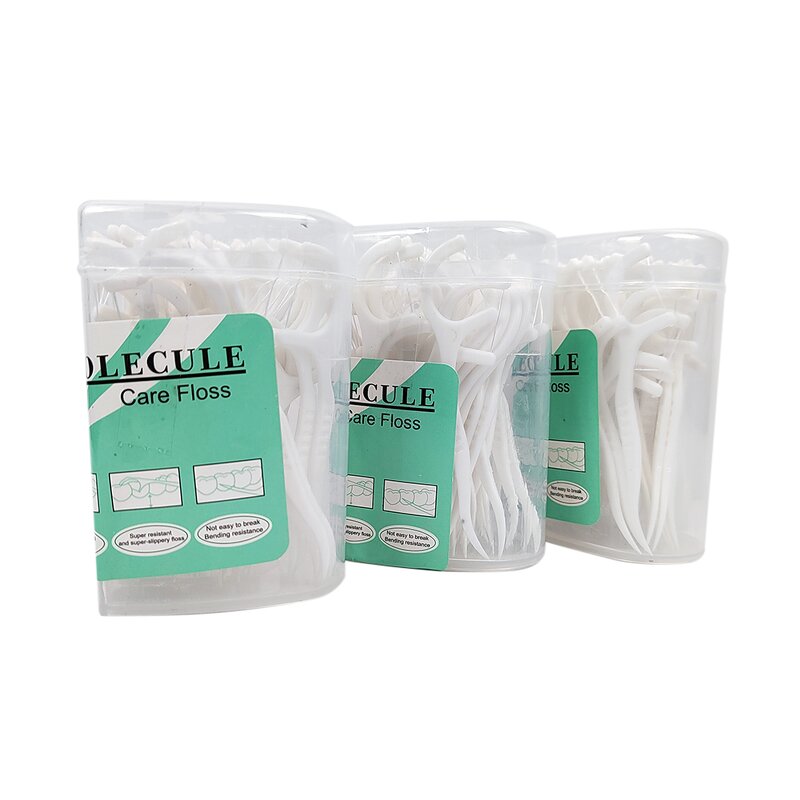 Dental Floss Pick - Manufacturer 50pcs Individual Silk Tooth Dental Floss Pick