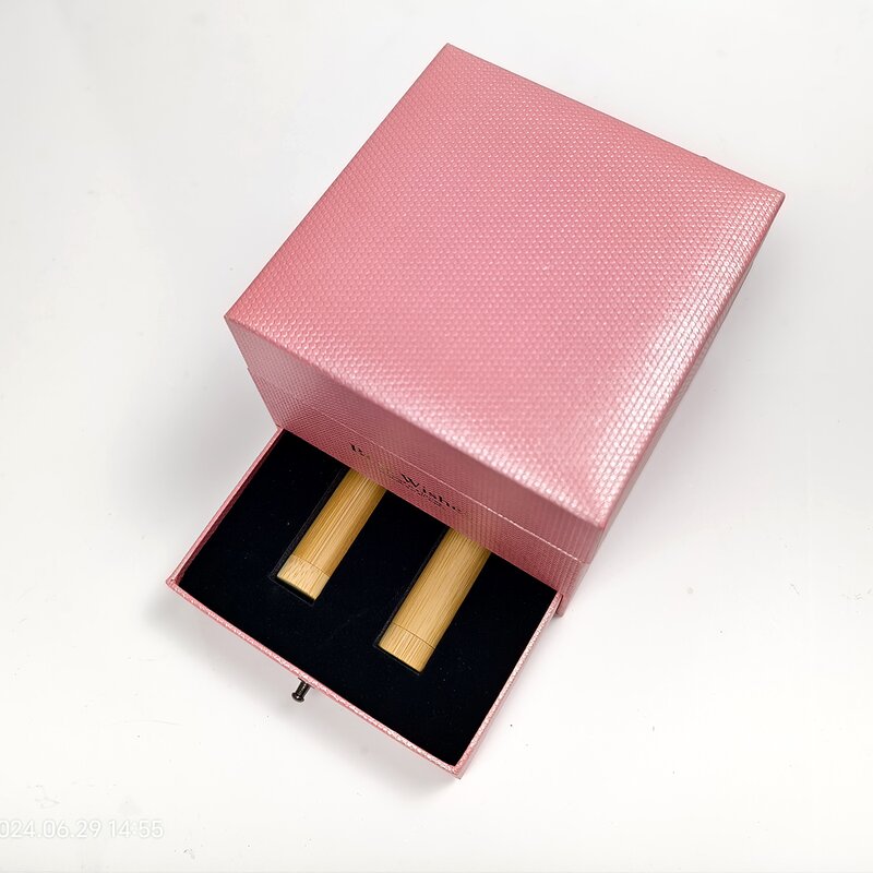 Lip Balm Tube - Manufacturer Biodegradable Eco Empty Lipstick Bamboo Cosmetic Container