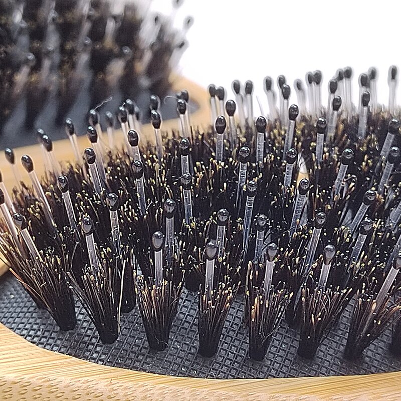Hairbrush - Manufacturer Eco Bamboo Boar Bristles Growth Styling Scalp Massage Comb